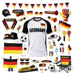 Kit de Artículos Promocionales para Aficionados al Fútbol: Sudadera con Capucha, Gorra, Mochila, Botella, Toalla Refrigerante, Pulsera, Llavero, Bandera para Eventos - Product Image 4