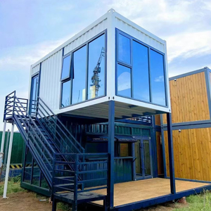 Modular Glass Curtain Wall container lớp học mở rộng cách âm Glass con an toàn góc rộng rãi nội thất - Product Image 4