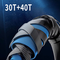 Canne à pêche télescopique Sharkvor 5.4m 6.3m 7.2m 8.1m 9m en carbone, action rapide/moyennement rapide, multi-sections, pour eau douce, truite, perche, poisson-chat