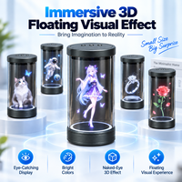 Cylindre holographique 3D de 5 pouces, mini tube d'affichage holographique pour comptoir de vente au détail et table d'exposition