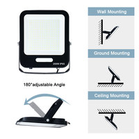 Projecteur LED extérieur KCD 50W 100W 200W 300W 400W 500W de bonne qualité avec détecteur de mouvement pour stades et applications de sécurité