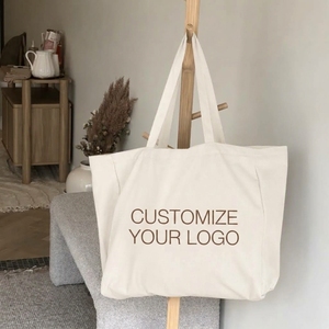 Sacs fourre-tout surdimensionnés personnalisés JOYSUN, en toile, réutilisables, durables, grands sacs de courses, sacs sportifs pour le yoga et le pilates - Product Image 1