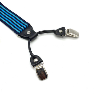 <span class=keywords><strong>Bretelle</strong></span> a righe pantaloni da uomo elastici a forma di Y <span class=keywords><strong>bretelle</strong></span> 4 clip per cintura 3.5*120cm Navy con bretella maschio rosso nero - Product Image 4