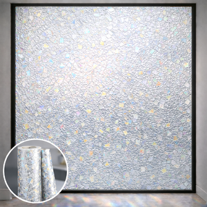 Film <span class=keywords><strong>de</strong></span> fenêtre givré irisé arc-en-ciel pour la confidentialité des cloisons en verre <span class=keywords><strong>de</strong></span> bureau - Product Image 1