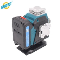 JSPERFECT Nouveau niveau laser vert 16 lignes MKT avec batterie et kit