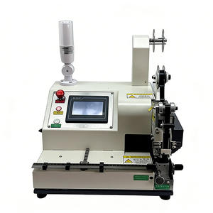 Máquina de embalaje semiautomática de salida estable, máquina de envoltura por puntos de un solo hilo/múltiples hilos para cintas de 25-60 mm de longitud de enrollamiento - Product Image 1