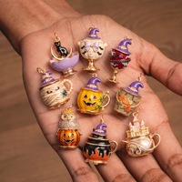 Figurines en résine peintes à la main d'œufs de Pâques, de lapins et de gnomes, décorations pour la maison, accessoires de pendentifs DIY.