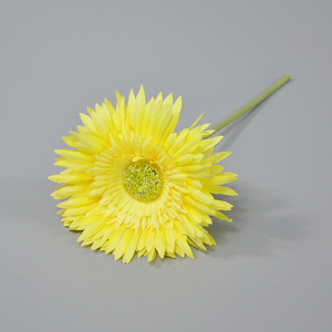 Vente chaude <span class=keywords><strong>prix</strong></span> d'usine tige courte chrysanthèmes brossés vraie touche branche de fleur artificielle décorative - Product Image 1