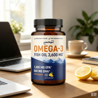 Dropshipping Capsules d'huile de poisson OMEGA 3, Complément alimentaire et de santé à base de plantes