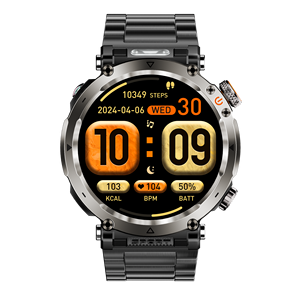 2024 hommes IP68 étanche sport <span class=keywords><strong>montre</strong></span> intelligente 600mAh batterie lampe de poche appel vocal Compatible Android Fitcloudpro inclus - Product Image 2