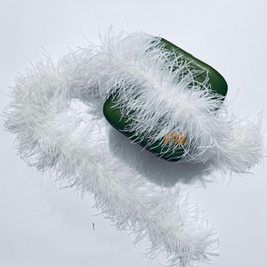 Bán buôn 1ply đà điểu lông BOA màu sắc khác nhau nhuộm ưa thích xoăn lông cho trang trí đám cưới - Product Image 3