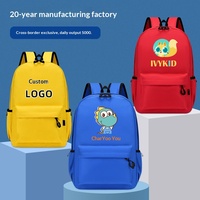 Mochila Escolar Oxford Impermeable Unisex Personalizada para Estudiantes de Primaria y Secundaria, con Tirantes Curvos, Pedidos Pequeños, Bajo Costo