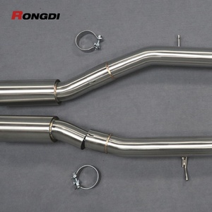 ท่อไอเสียแคทแบคสมรรถนะสูง อะไหล่แต่งรถยนต์ ท่อไอเสียแบบมีวาล์ว สำหรับ Bmw X3m X4m F97 F98 3.0t Valvetronic Muffler - Product Image 5