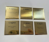 Prix direct d'usine, étiquette de parfum en métal personnalisée, autocollant de logo pour flacon