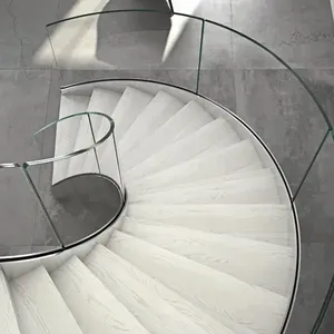 <span class=keywords><strong>Escalier</strong></span> moderne Prima durable en spirale en acier inoxydable et aluminium isolé avec marches en <span class=keywords><strong>bois</strong></span> massif, <span class=keywords><strong>rampe</strong></span> en verre, électrique, pour extérieur - Product Image 5