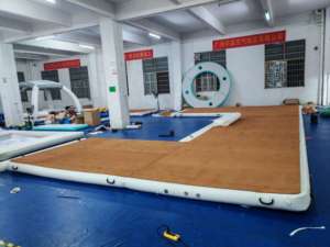 Plataforma Flotante Inflable en Forma de U, Muelle de PVC con Tecnología Drop Stitch para Lanchas y Motos Acuáticas, 3x2.4M, Blanca, Isla Flotante - Product Image 3