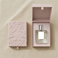 Cajas Magnéticas de Lujo para Perfume de 50ml y 100ml con Logotipo Personalizado por Estampado en Caliente, Caja Magnética con Tapa Abatible y Inserto