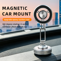 Support de téléphone magnétique en alliage d'aluminium TKT Premium, nouveau design 2026, aimants N52 améliorés, ventouse à vide, rotation à 360°
