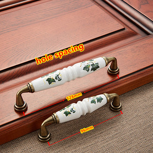 Poignées de meubles en <span class=keywords><strong>porcelaine</strong></span> en vente chaude, <span class=keywords><strong>poignée</strong></span> de porte de placard, décoration moderne, commode de chambre à coucher, <span class=keywords><strong>poignée</strong></span> de tiroir de <span class=keywords><strong>cuisine</strong></span> - Product Image 5