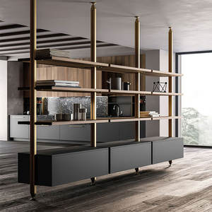 <span class=keywords><strong>Cloison</strong></span> <span class=keywords><strong>de</strong></span> séparation sur mesure en bois massif avec rangement intégré pour salon – <span class=keywords><strong>Meuble</strong></span> <span class=keywords><strong>de</strong></span> séparation d'espace - Product Image 1