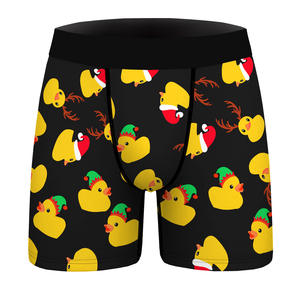 Sous-vêtements sexy, boxers longs et doux, impression 3D personnalisée de Noël, boxers pour hommes - Product Image 2