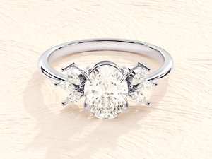 เครื่องประดับชั้นดีแหวนเพชร moissanite ชุบทอง 925 หมั้นแต่งงานเงินสเตอร์ลิงปรับแต่งแหวนนิรันดร์คุณภาพสูง - Product Image 2