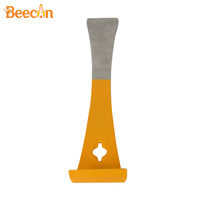 Nouvel Outil de Ruche Demi-Jaune en Acier Inoxydable Style Américain, Grattoir à Miel pour l'Apiculture, Usage Domestique et Équipement Agricole