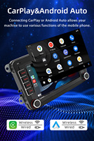 Pemutar Multimedia Mobil Android 14 BQCC 7 inci, Navigasi GPS, CarPlay, OBD2, Bantuan Mundur, USB/BT/FM, VW RGB DSP, WiFi Terintegrasi