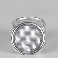 307 #   Bocaux en plastique PET transparent de qualité alimentaire jetables de 8 oz pour l'emballage de la mayonnaise, ouverture facile avec bouchons à vis