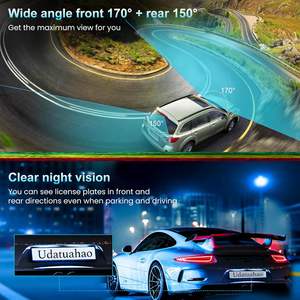 Carlover AI Dashcam a Doppia Lente con Schermo CarPlay da 10 Pollici 4K+1080P Touch Screen, CarPlay, Android Auto, Mirror Link, Visione Retromarcia, Nero - Product Image 4