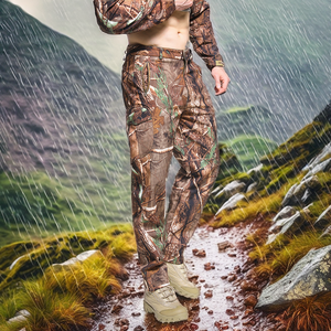 Pantalon tactique de sport pour homme, en laine, coupe droite, poids moyen, respirant, imperméable, camouflage - Product Image 2