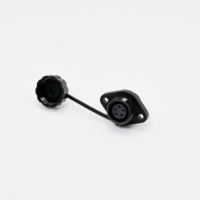 Connecteurs de câble LED étanches IP68 SD13 25A 10A 5A à 1/2/3/4/5/6/7 broches, avec bride et écrou arrière, prise aviation mâle/femelle