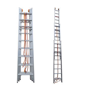 <span class=keywords><strong>Escalera</strong></span> Telescópica de <span class=keywords><strong>Aluminio</strong></span> 6063 de 3 Piezas, Plateada, Moderna, Reforzada, <span class=keywords><strong>Plegable</strong></span>, de un Solo Lado, para Uso Doméstico, 16 <span class=keywords><strong>Metros</strong></span> - Product Image 1
