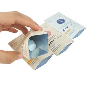 100% biodegradable 5ml 10ml 20ml papel Kraft PLA bolsa embalaje sellado térmico loción champú lavado corporal máscara embalaje muestra bolsitas - Product Image 5
