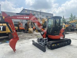 Offre Spéciale Kubota U55 a utilisé l'excavatrice 3.5 tonnes mini excavatrice pelleteuse d'occasion KUBOTA U15 U25 U30 U35 U55 en stock à vendre - Product Image 5