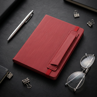 Carnet de notes personnalisé A5 Premium 2027 avec porte-stylo intégré pour étudiants et professionnels