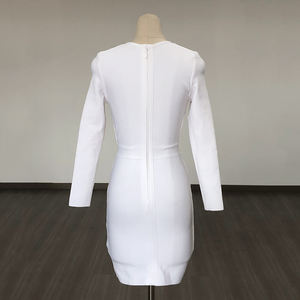 Custom <b>Lady</b> Modest Sheer Jacquard Maxi Dress With V-Neck Solid Flowy Mermaid Elegant Fit Women's Dresses for Evening Party - Product Image 2