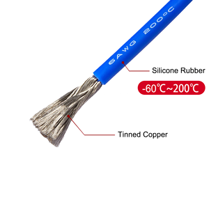 Cable de Silicona Ultraflexible UL 3135 200 ℃   Cable Resistente al Calor de 600V para Modelos RC, Batería de Litio, Electrónica de Almacenamiento de Energía Nueva - Product Image 2