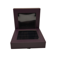 Luxuriöse, individuell gestaltete, umweltfreundliche Geschenkboxen in Buchform aus Kunstdruckpapier mit Magnetverschluss und Heißprägung für Schokolade und Lebensmittel.