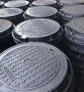 Hengyi Sheng 스테인레스 스틸 원형 맨홀 커버 잠금 시스템 힌지 개스킷 보행자/자전거 타는 사람을위한 맞춤형 크기 색상 - Product Image 2