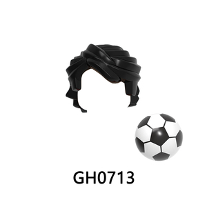 G0191 Figurines de joueurs de football célèbres Messi Ronaldo <span class=keywords><strong>Benzema</strong></span> Kaka, accessoires de trophée de football, jouets de construction en blocs - Product Image 5