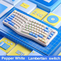 Nouveau clavier magnétique LEOBOG A75 75% Alice Layout avec bouton, éclairage latéral et LED orientées vers le nord, NKRO, mode Tir-mode, pour la maison et le bureau