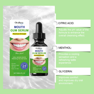 Gouttes de soins bucco-dentaires à base de plantes Protection des gencives naturelles Haleine fraîche Nettoyage des dents - Product Image 3