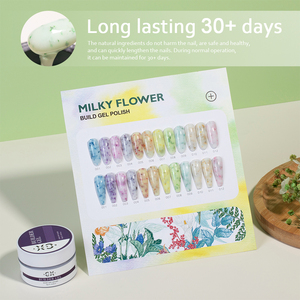 OEM 30g Gel di estensione smalto fiore lattiginoso costruire il Gel di resina Uv Gel <span class=keywords><strong>Builder</strong></span> per il salone di bellezza per unghie - Product Image 3