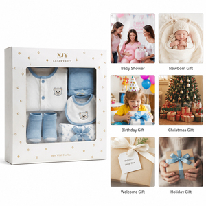 Uxury IFT lothing ackackaging aper Xes ITH indow Indo wewborn Aby Kids - Product Image 2