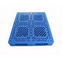 Fabricant chinois, vente de palettes en plastique à grille double face réutilisables de haute qualité en HDPE, 1300*1100*150mm, usage intensif