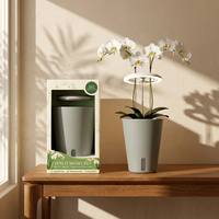Kit de Jardinage Intérieur en Boîte Cadeau pour Orchidées avec Anneau Lumineux 10W à Spectre Complet DC5V, Auto-Arrosage, Certifié CE ETL, Prise en Charge OEM ODM
