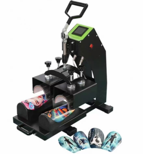 Máquina manual de sublimación de doble estación para la producción de patrones de espinilleras - Product Image 1