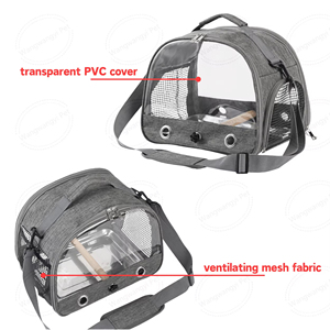 Birds Accessories <b>Pet</b> <b>Carriers</b> Bird Travel Box Bird Travel Cage Turtle <b>Pet</b> Backpack Windproof Cat <b>Carrier</b> Backpack - Product Image 6