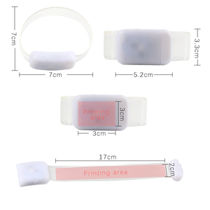 Soffa <span class=keywords><strong>DMX</strong></span> không dây điều khiển từ xa LED Dây đeo cổ tay hoàn hảo âm nhạc kích hoạt Led dây đeo cổ tay buổi hòa nhạc Silicone Vòng đeo tay - Product Image 4